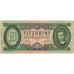 Hongrie, 10 Forint, 1969, 1969-06-30, KM:168b, B