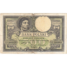 Poland, 500 Zlotych, 1919, 1919-02-28, KM:58, F(12-15)