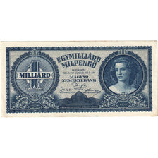 Hungary, 1 Milliard Milpengö, 1946, 1946-06-03, KM:131, UNC(65-70)