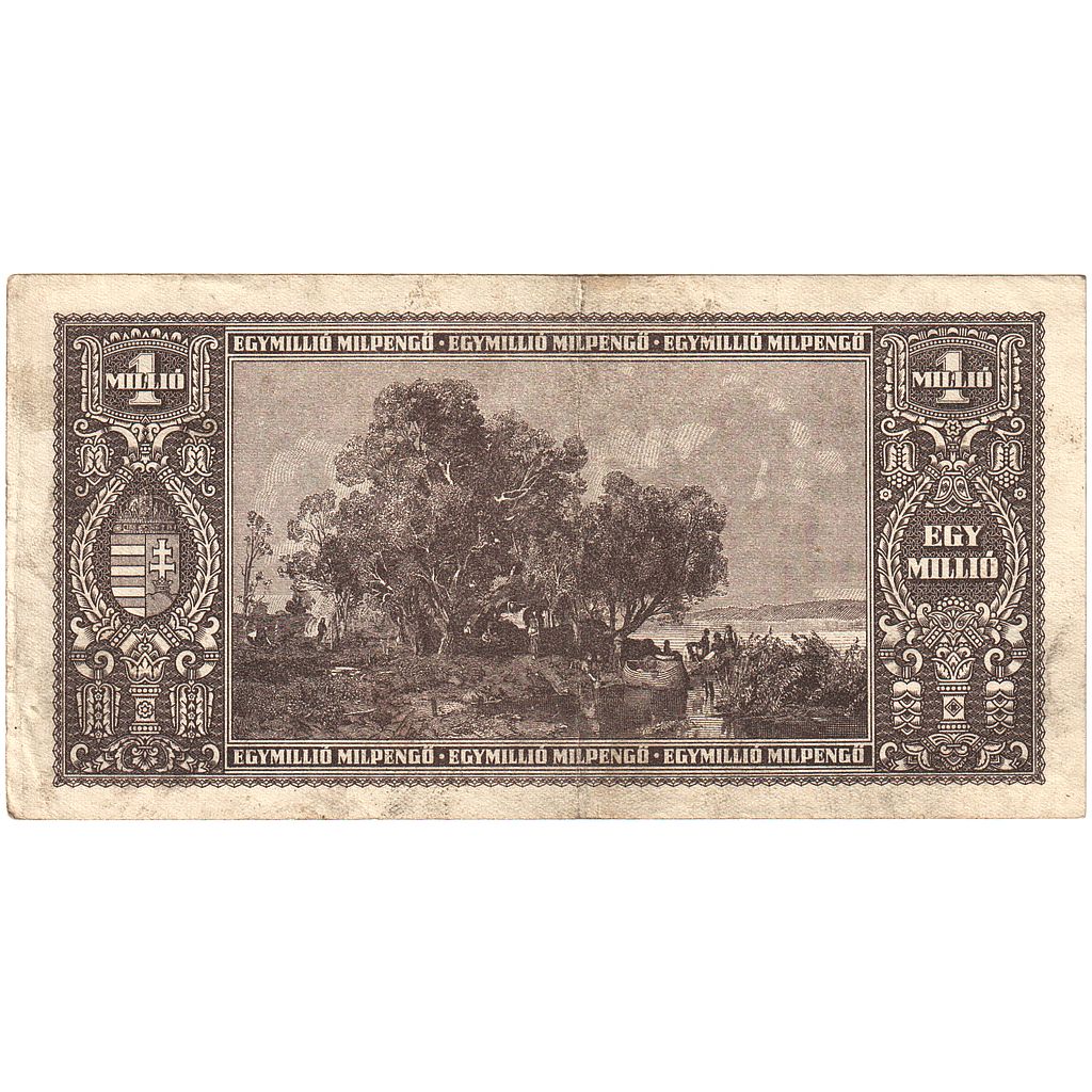 Hungary, 1 Million Milpengö, 1946, 1946-05-24, KM:128, EF(40-45)