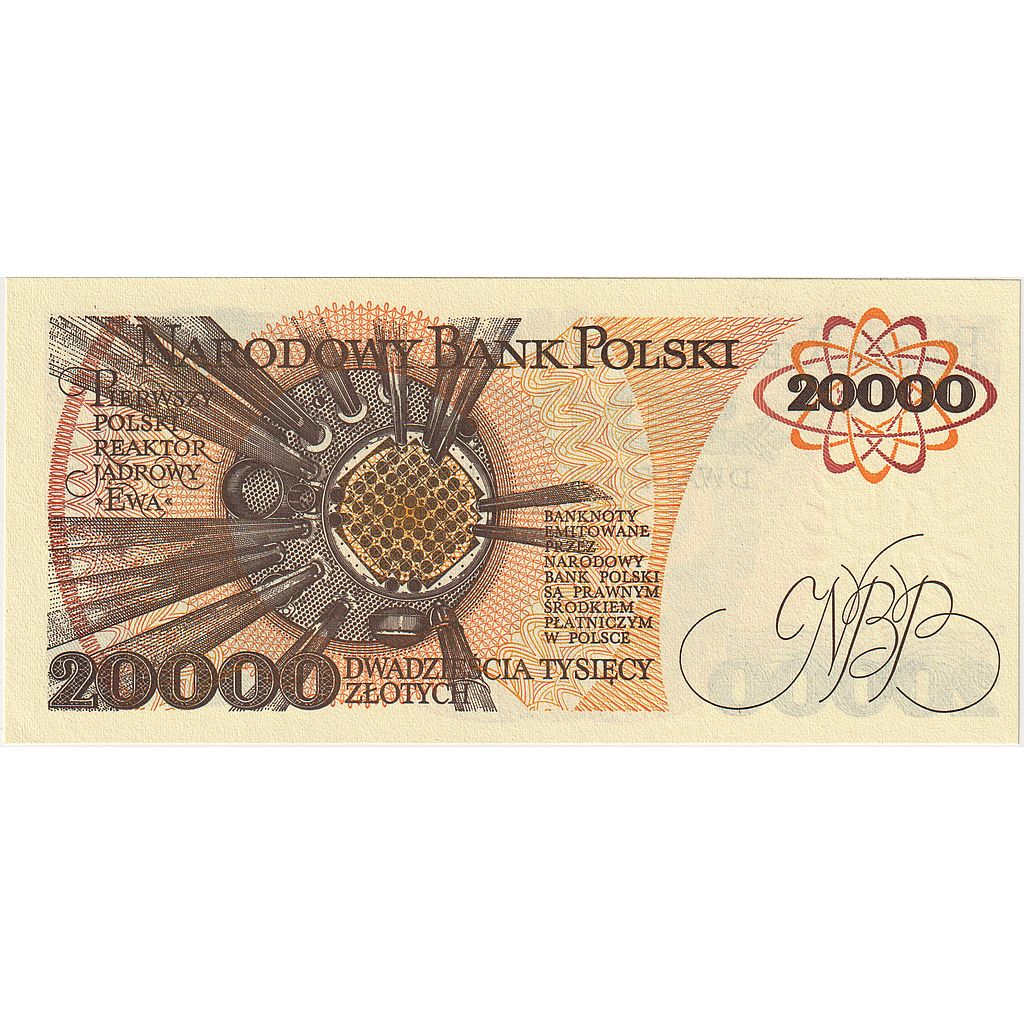 Pologne, 20,000 Zlotych, 1989, 1989-02-01, KM:152a, NEUF