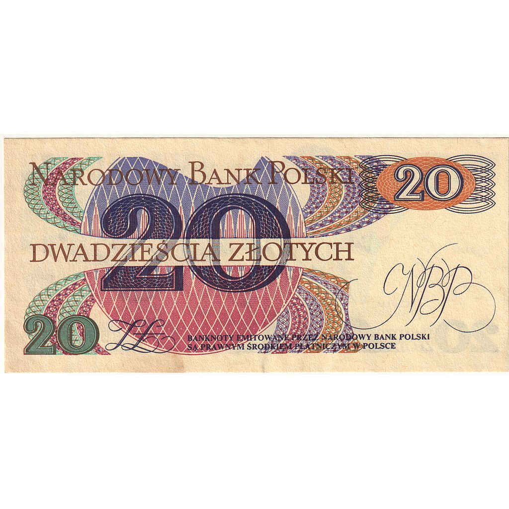 Polónia, 20 Zlotych, 1982-06-01, KM:149a, UNC(65-70)