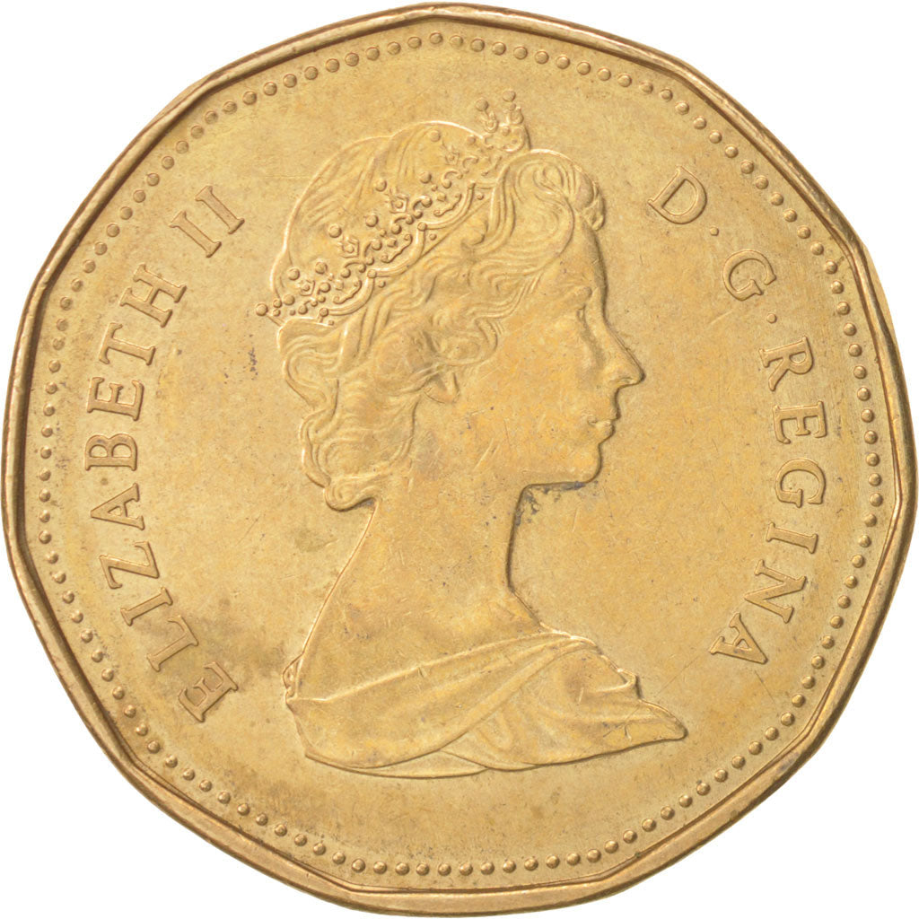 Coin, Canada, Elizabeth II, Dollar, 1988, Royal Canadian Mint, Ottawa
