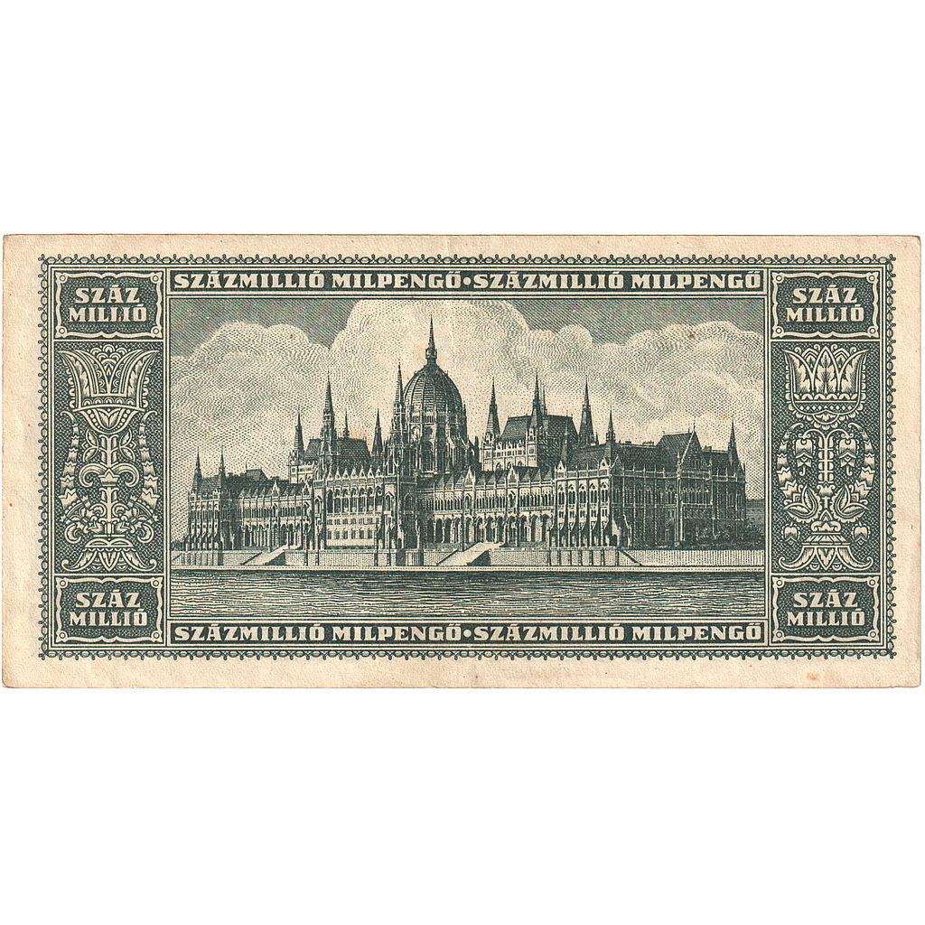 Hungary, 100,000,000 Pengö, 1946, 1946-06-03, KM:124, UNC(60-62)