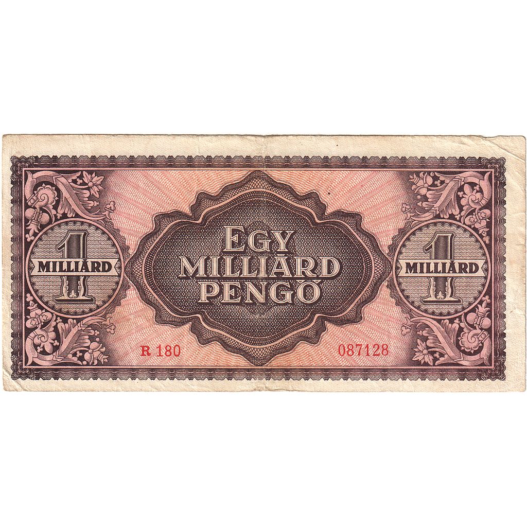Hungary, 1 Milliard Pengö, 1946-03-18, KM:125, AU(50-53)