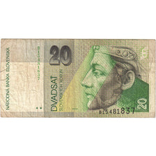 Slovakia, 20 Korun, 1993, 1993-09-01, KM:20b, F(12-15)