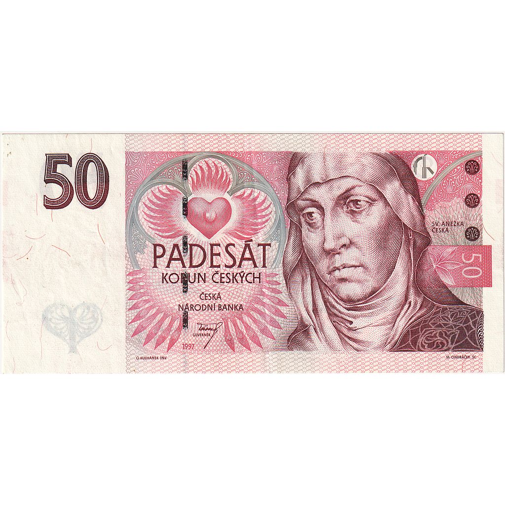 Czech Republic, 50 Korun, 1993, KM:4a, UNC(65-70)