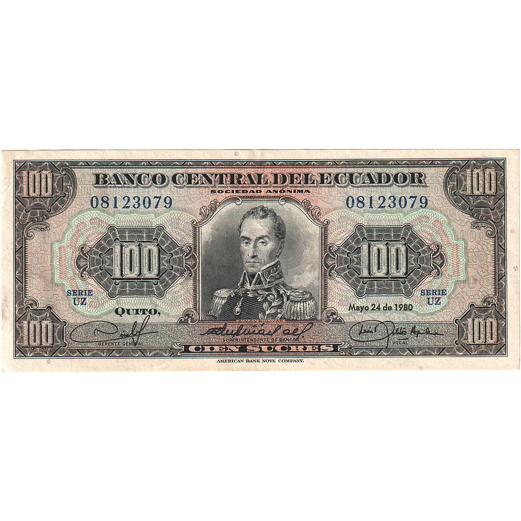 Ekwador, 100 Sucres, 1980-05-24, AU(50-53)