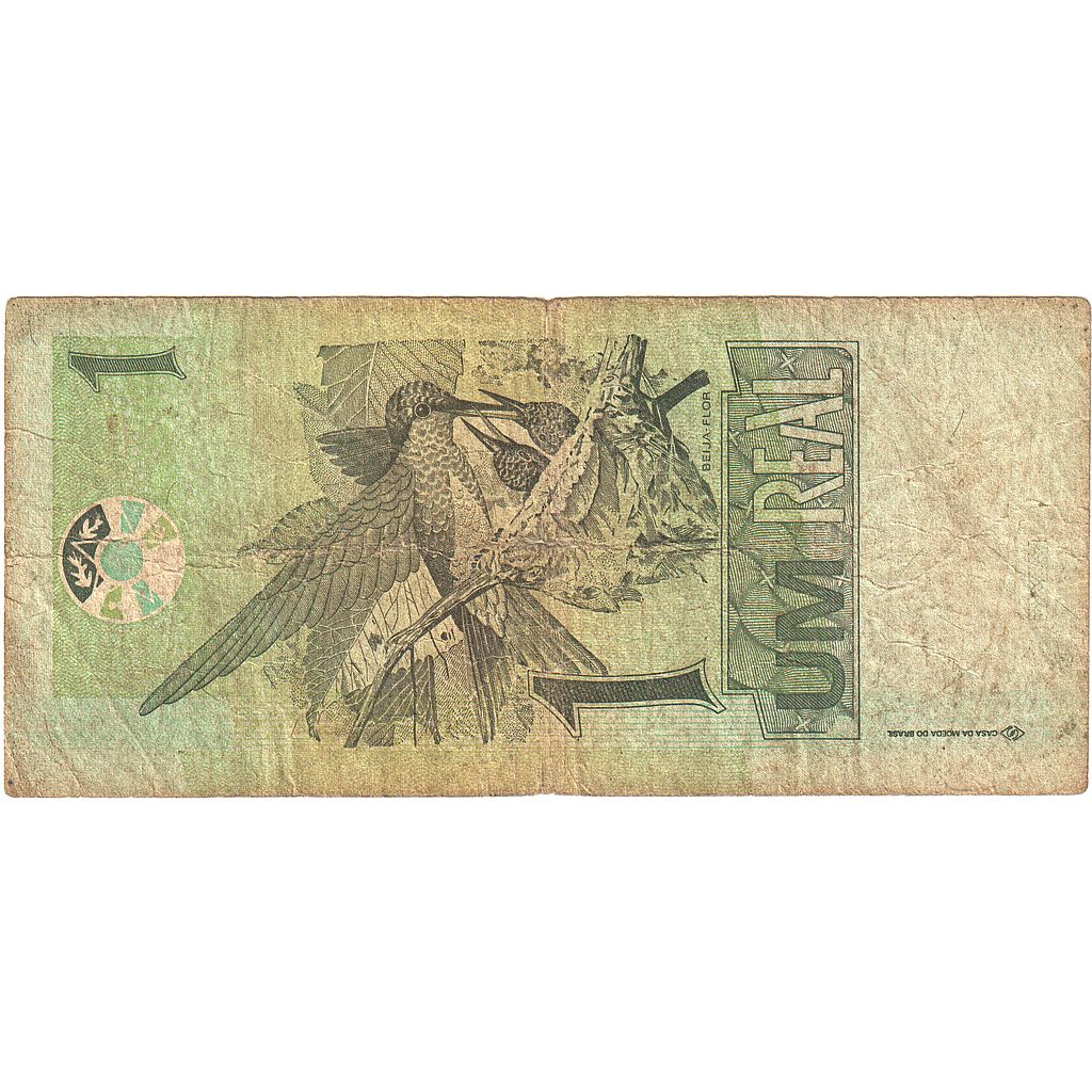 Banknote, Brazil, 1 Réal, Undated (1994), KM:243Ab, EF(40-45)