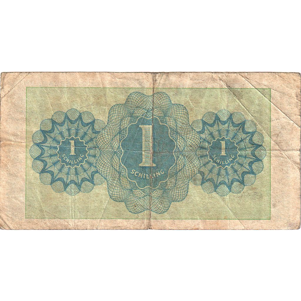Billete, 1 Schilling, 1944, Austria, KM:103a, BC