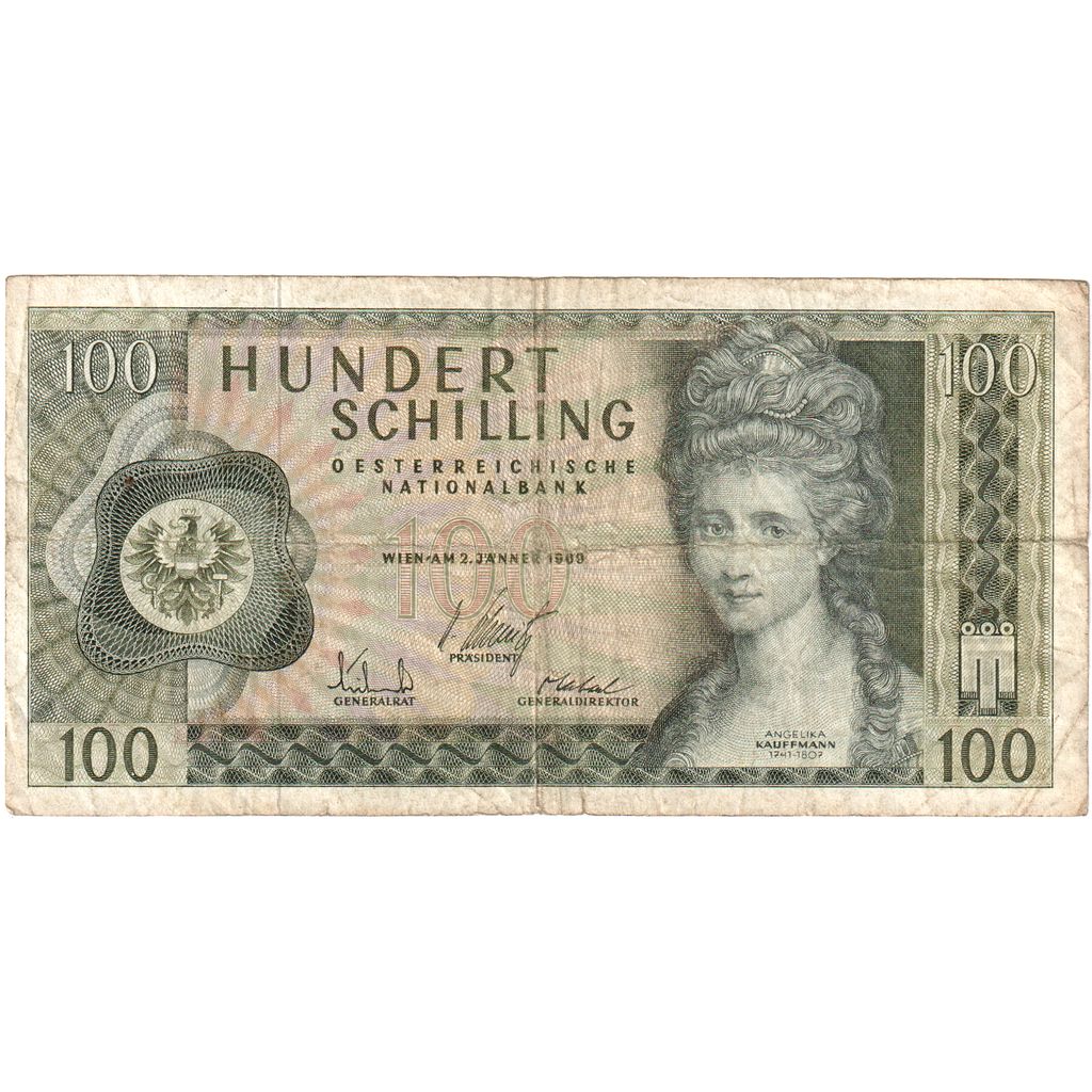 Österreich, 100 Schilling, 1969, 1969-01-02, KM:146a, SS