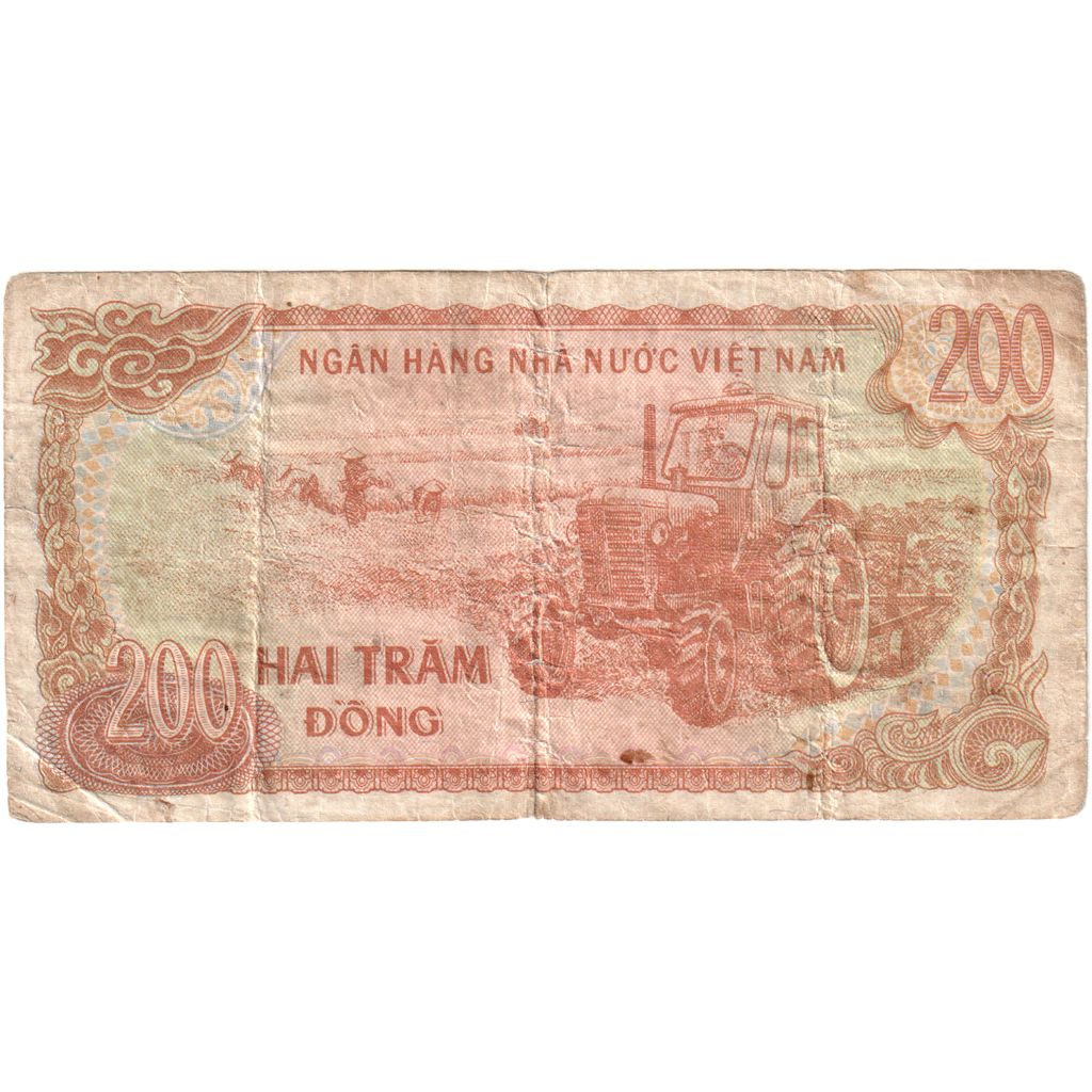 Viëtnam, 200 D<ox>ng, 1987, KM:100c, TB