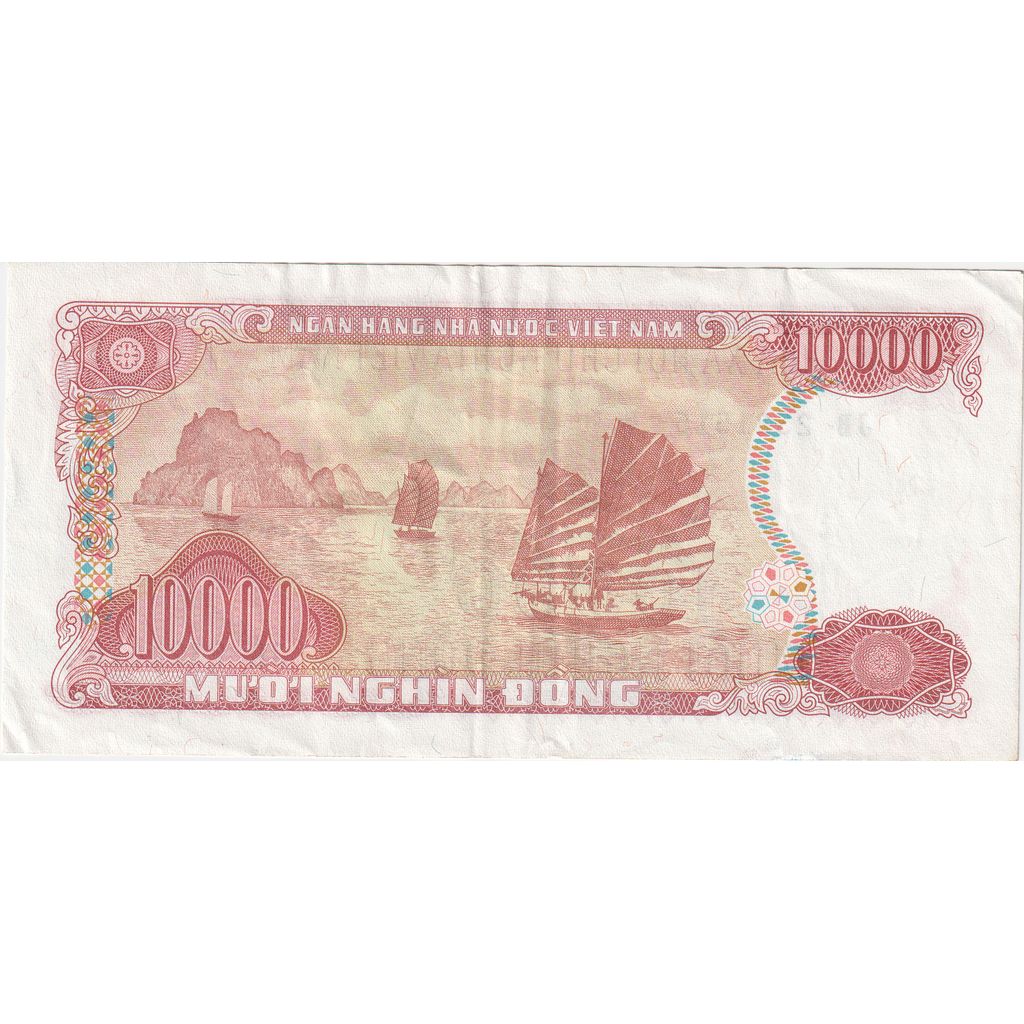 Viet Nam, 10,000 D<ox>ng, 1993, TTB+