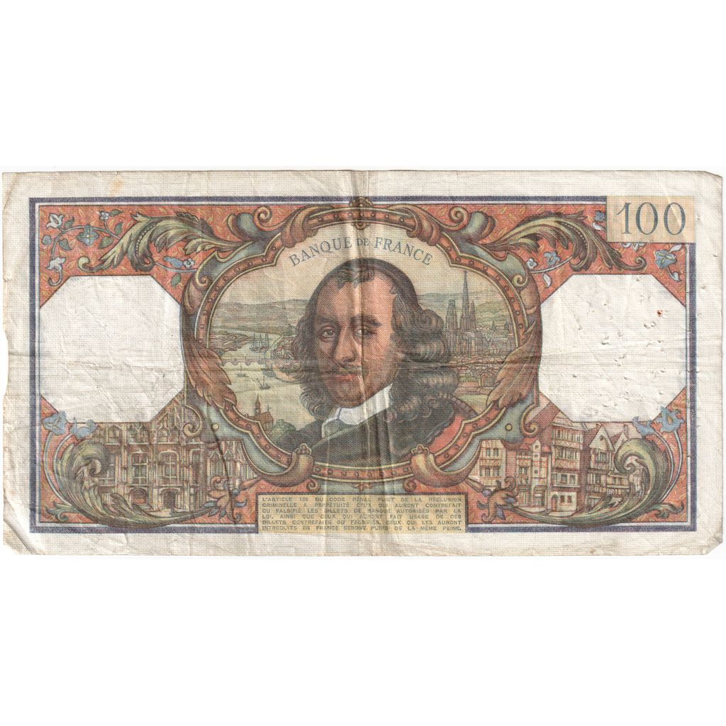 France, 100 Francs, Corneille, 1973-01-04, E.688 32319, VF(20-25)