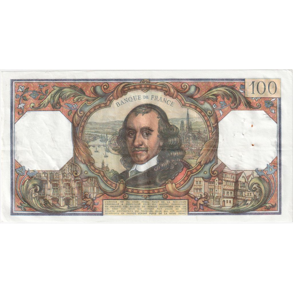 France, 100 Francs, Corneille, 1976-03-04, V.935 34452, VF(20-25)