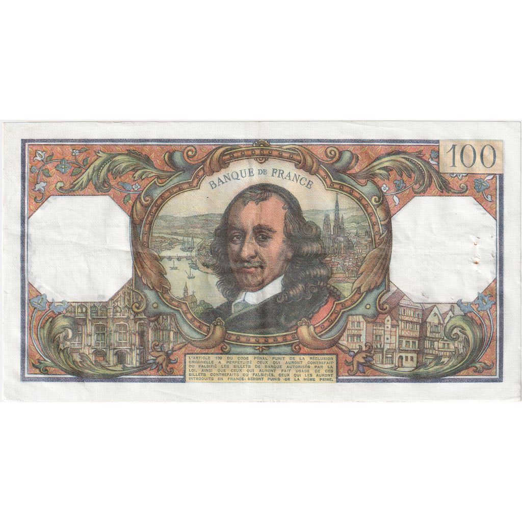 Francja, 100 Francs, Corneille, 1977-02-04, L.1030 13320, EF(40-45)