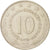 Moneta, Jugosławia, 10 Dinara, 1978, AU(50-53), Miedź-Nikiel, KM:62