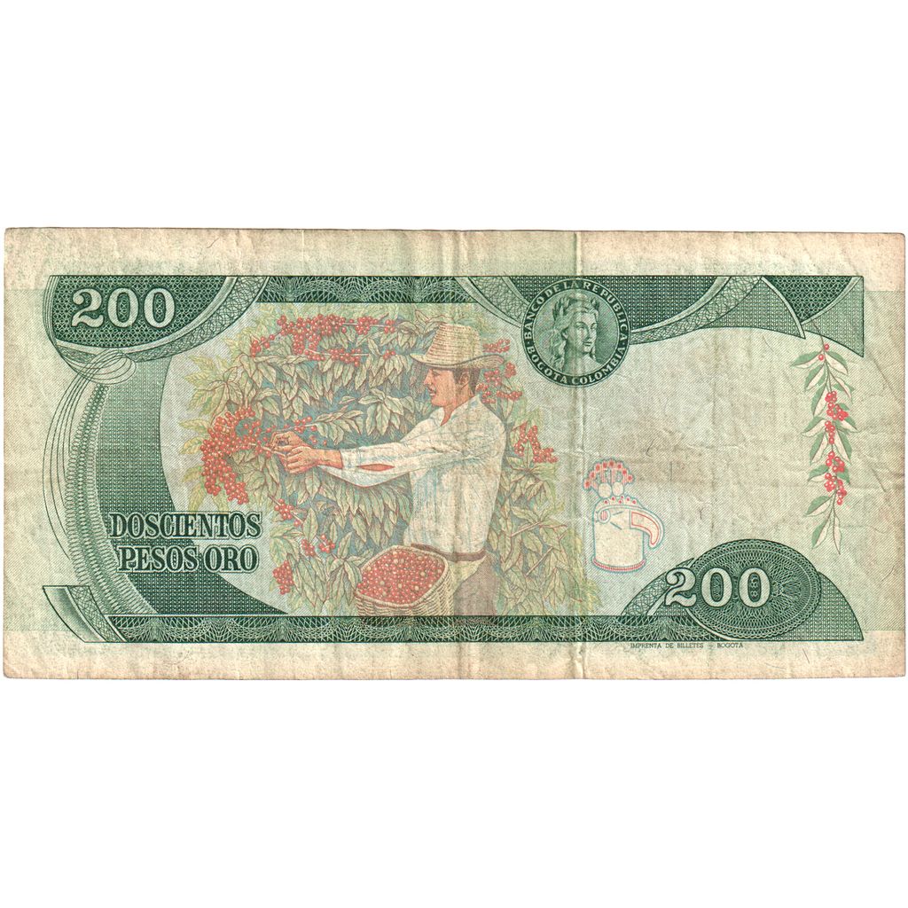 Kolumbien, 200 Pesos Oro, 1982-01-01, S