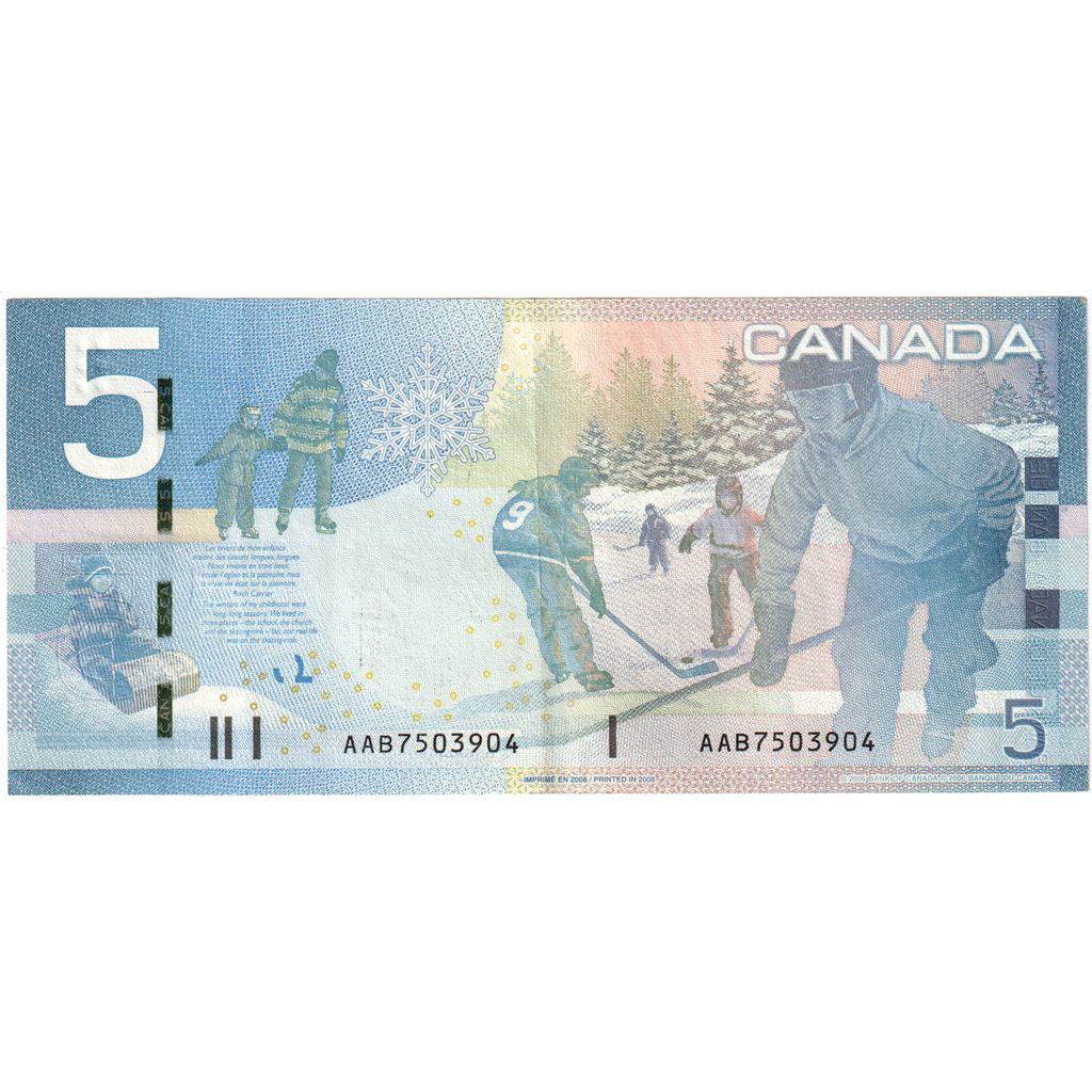 Canadá, 5 Dollars, EBC