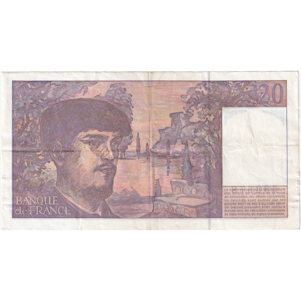 Francja, 20 Francs, 1997, 532678 C.061, EF(40-45)