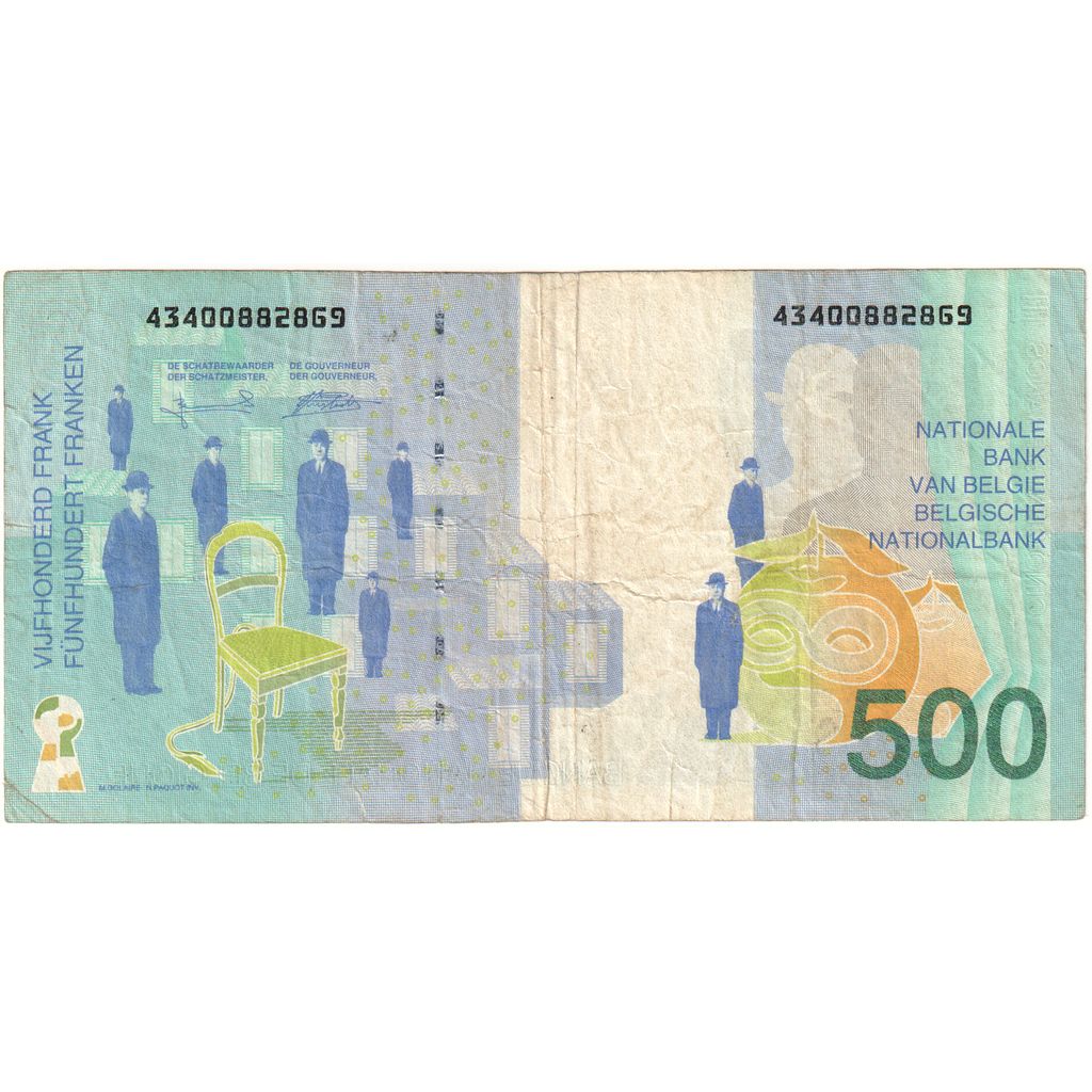 Belgique, 500 Francs, TB