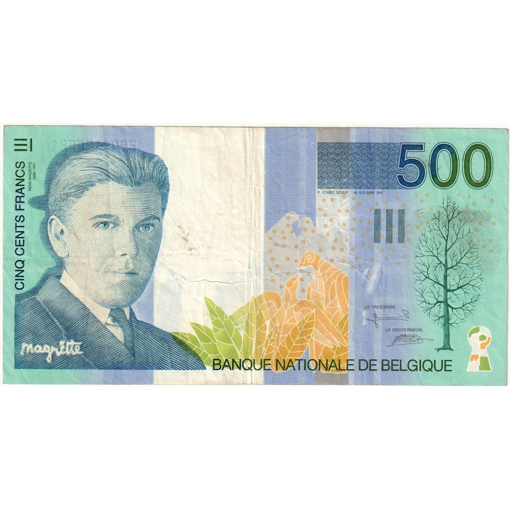 Belgio, 500 Francs, MB