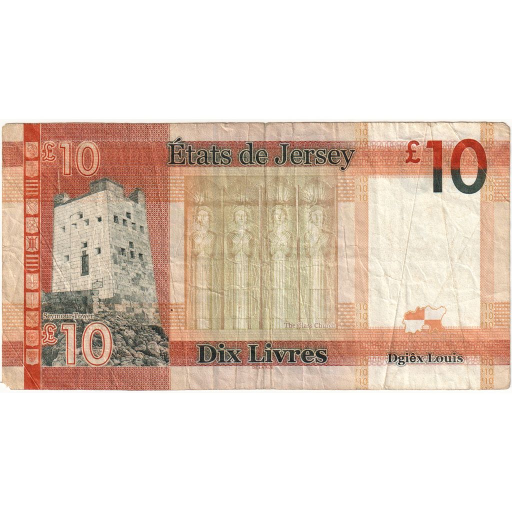 Jersey, 10 Pounds, km:34a, VF(30-35)