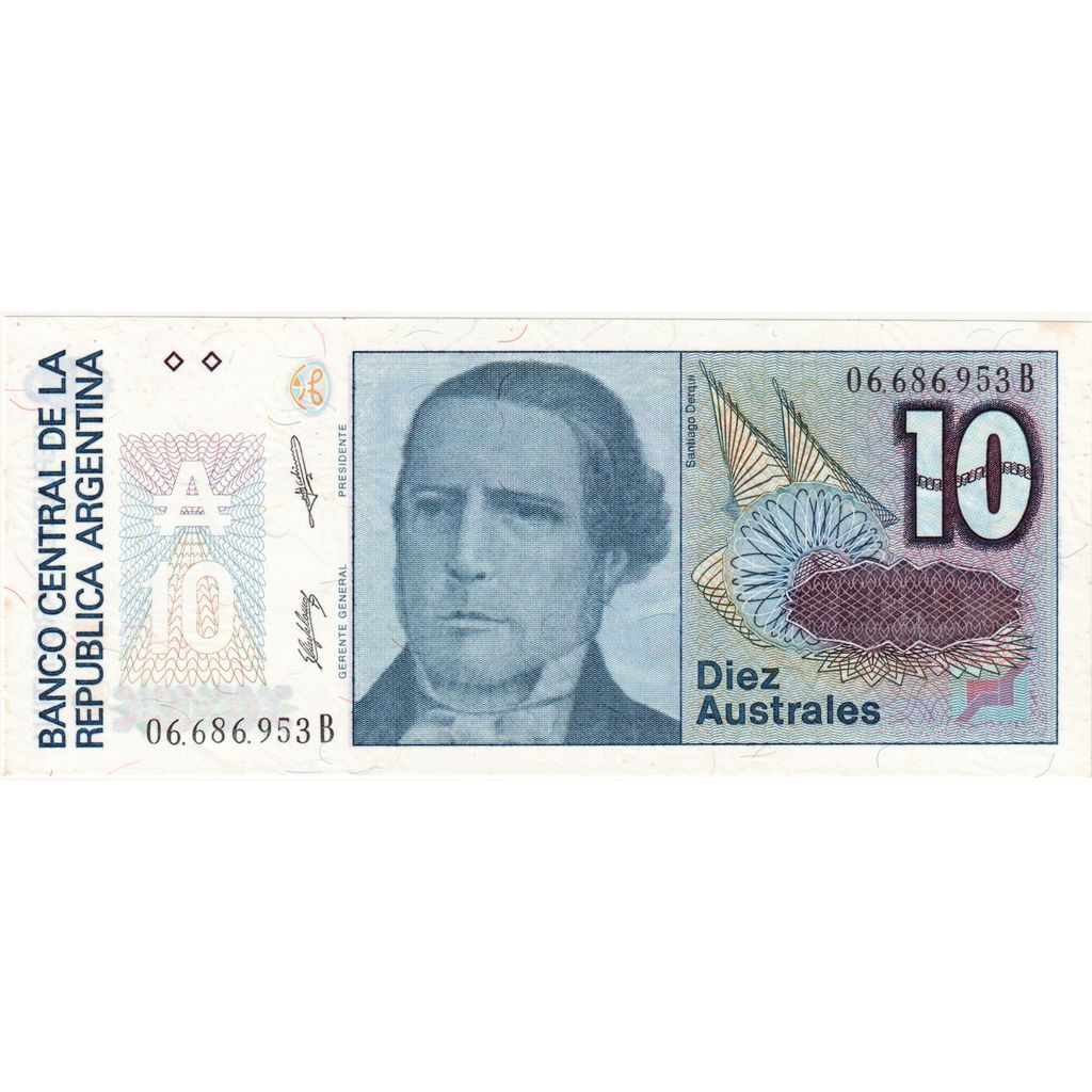 Argentina, 10 Australes, UNC(65-70)