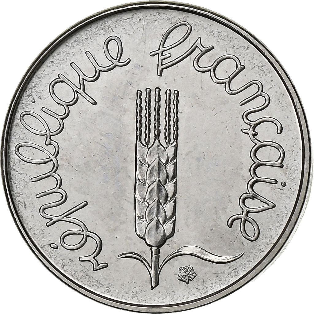 Frankreich, Centime, Épi, 1978, Paris, FDC, Stainless Steel, STGL, Gadoury:91