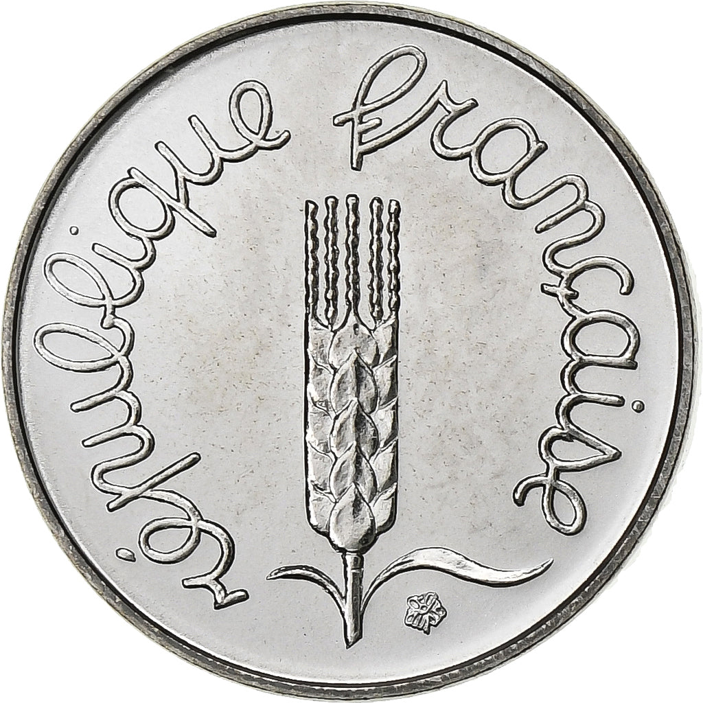 Frankreich, Centime, Épi, 1983, Paris, FDC, Stainless Steel, STGL, Gadoury:91