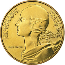 França, 20 Centimes, Marianne, 1969, Paris, FDC, Alumínio-Bronze, MS(65-70)