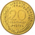 Francja, 20 Centimes, Marianne, 1972, Paris, FDC, Aluminium-Brąz, MS(65-70)