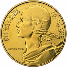 France, 20 Centimes, Marianne, 1972, Paris, FDC, Bronze-Aluminium, FDC