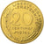 Francja, 20 Centimes, Marianne, 1974, Paris, FDC, Aluminium-Brąz, MS(65-70)