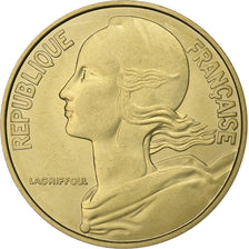 France, 20 Centimes, Marianne, 1975, Paris, FDC, Aluminum-Bronze, MS(65-70)