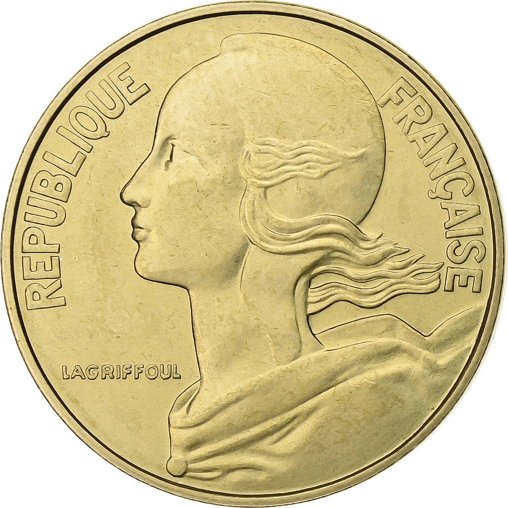 Francja, 20 Centimes, Marianne, 1979, Monnaie de Paris, série FDC