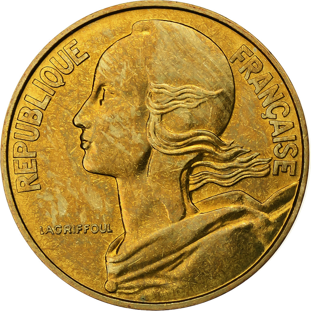 France, 20 Centimes, Marianne, 1981, MDP, série FDC, Bronze-Aluminium, FDC