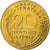Francja, 20 Centimes, Marianne, 1981, MDP, série FDC, Aluminium-Brąz