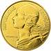 França, 20 Centimes, Marianne, 1985, Paris, FDC, Alumínio-Bronze, MS(65-70)