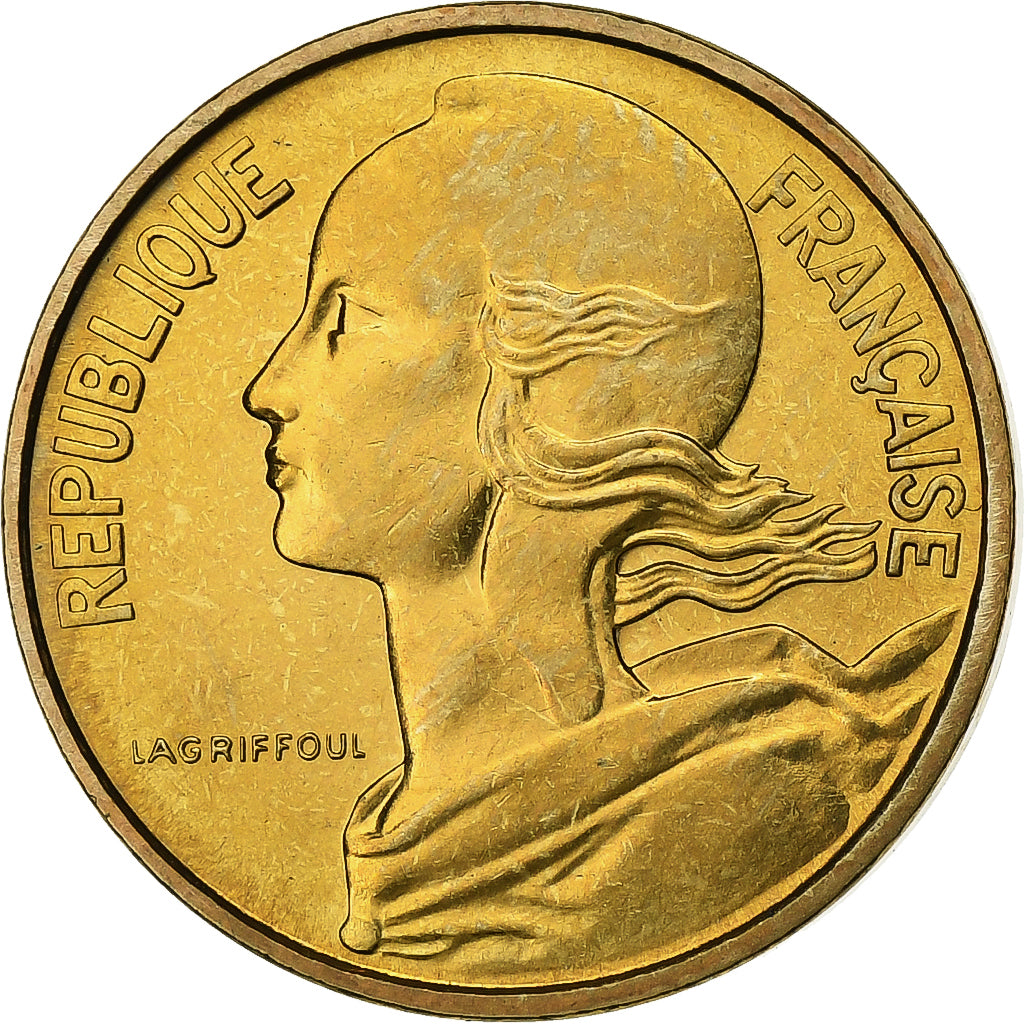 Frankreich, 10 Centimes, Marianne, 1969, Paris, FDC, Aluminum-Bronze, STGL