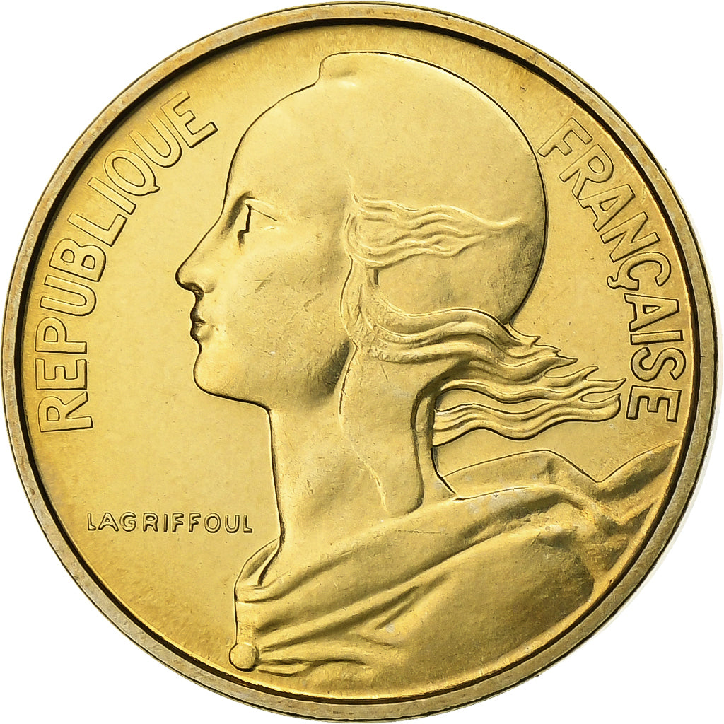 Francia, 10 Centimes, Marianne, 1971, Paris, FDC, Alluminio-bronzo, FDC