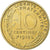 France, 10 Centimes, Marianne, 1973, Paris, Aluminum-Bronze, MS(65-70)