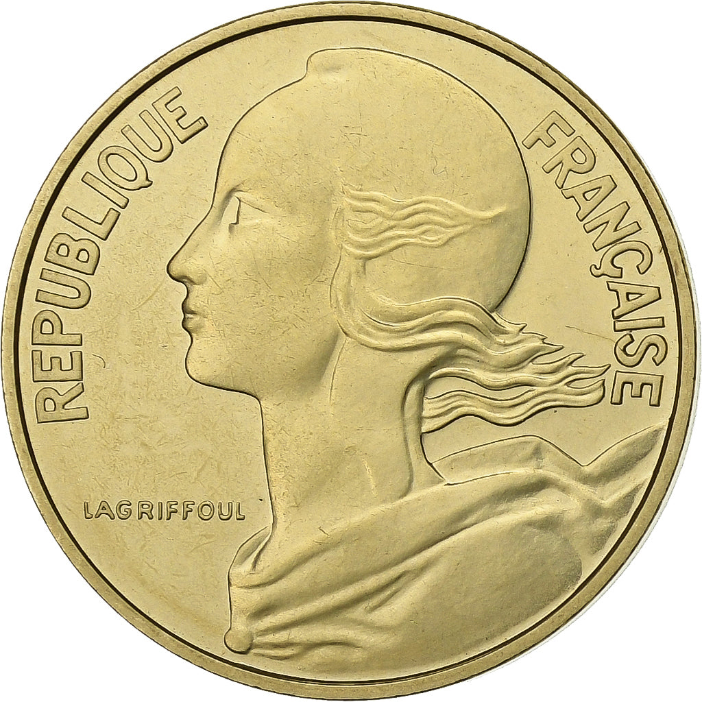 Münze, Frankreich, Marianne, 10 Centimes, 1975, Paris, STGL, Aluminum-Bronze