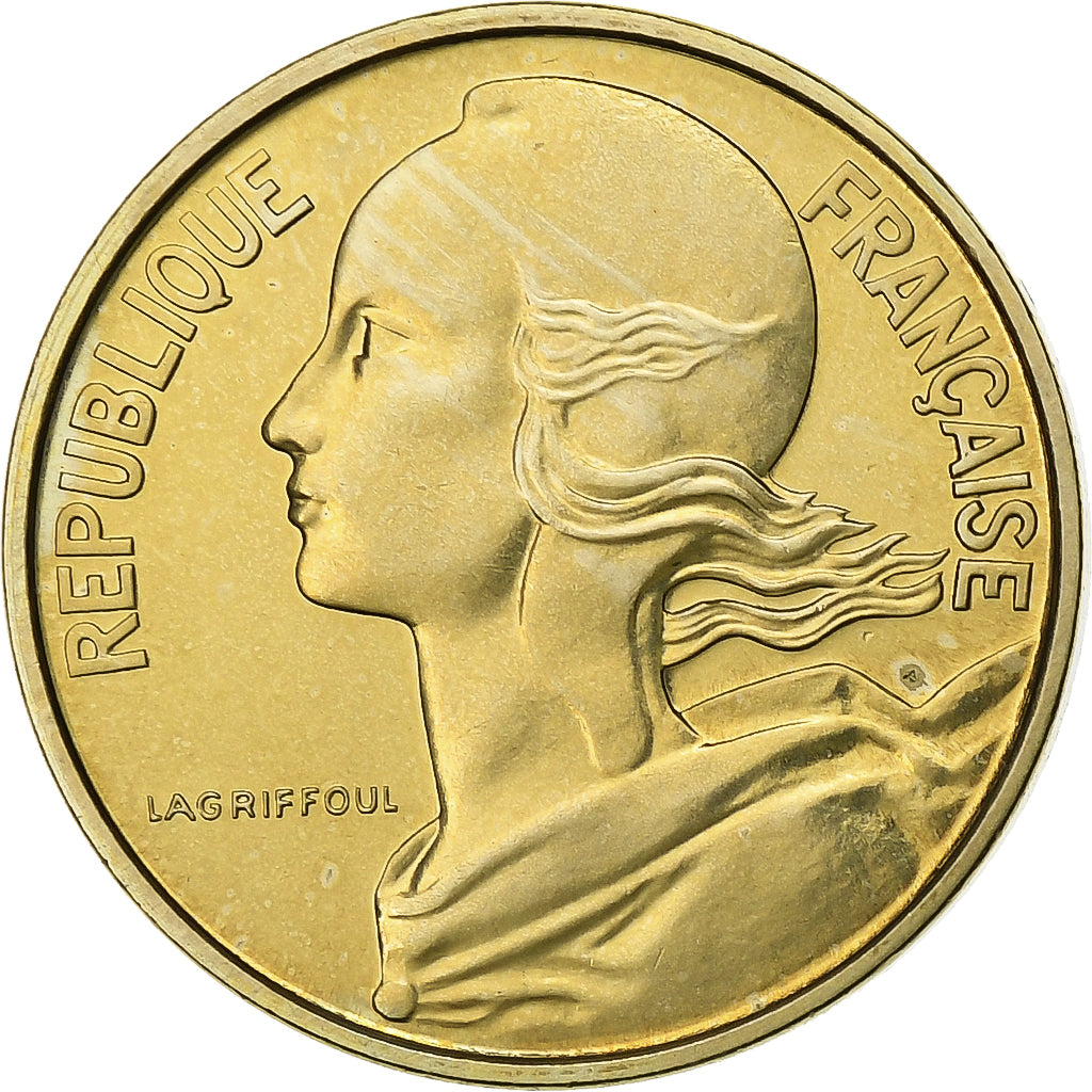 Frankreich, 10 Centimes, Marianne, 1973, Paris, FDC, Aluminum-Bronze, STGL