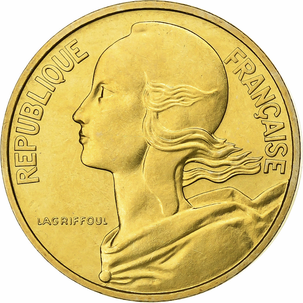 Münze, Frankreich, Marianne, 10 Centimes, 1977, Paris, STGL, Aluminum-Bronze