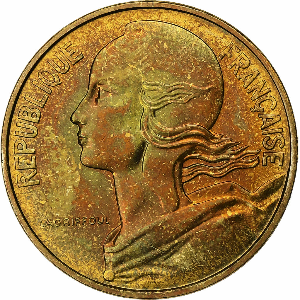 Frankrijk, 10 Centimes, Marianne, 1981, MDP, FDC, Aluminum-Bronze, FDC