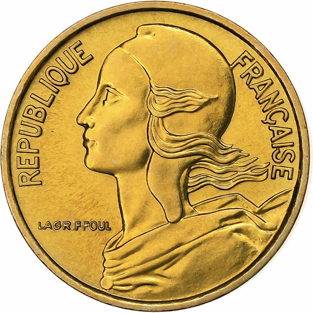 Francia, 5 Centimes, Marianne, 1970, Paris, FDC, Aluminio - bronce, FDC