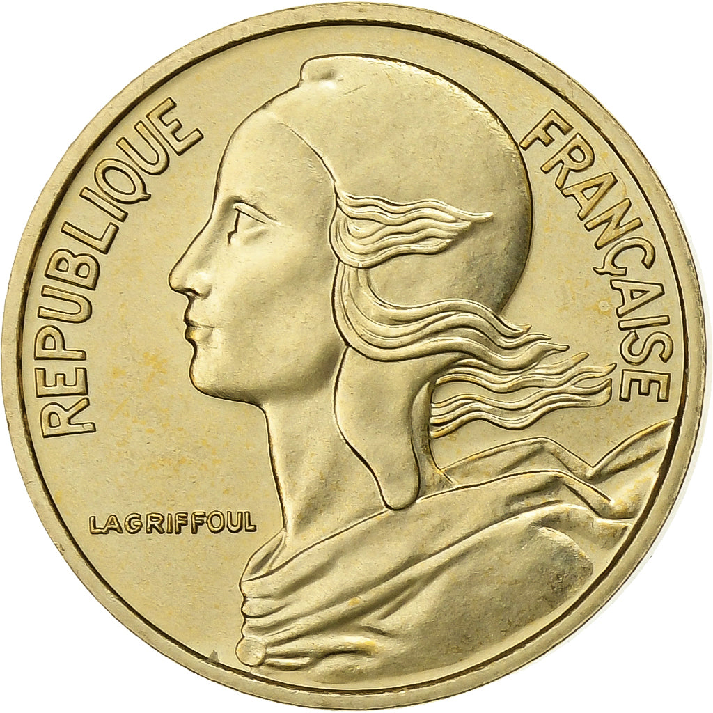 Frankreich, 5 Centimes, Marianne, 1978, Paris, Aluminum-Bronze, STGL