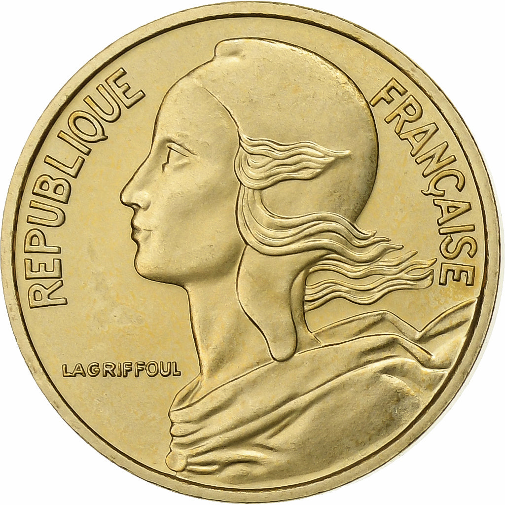 France, 5 Centimes, Marianne, 1978, Paris, FDC, Bronze-Aluminium, FDC