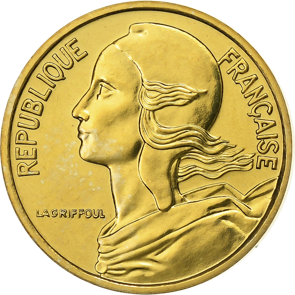France, 5 Centimes, Marianne, 1983, Paris, FDC, Aluminum-Bronze, MS(65-70)